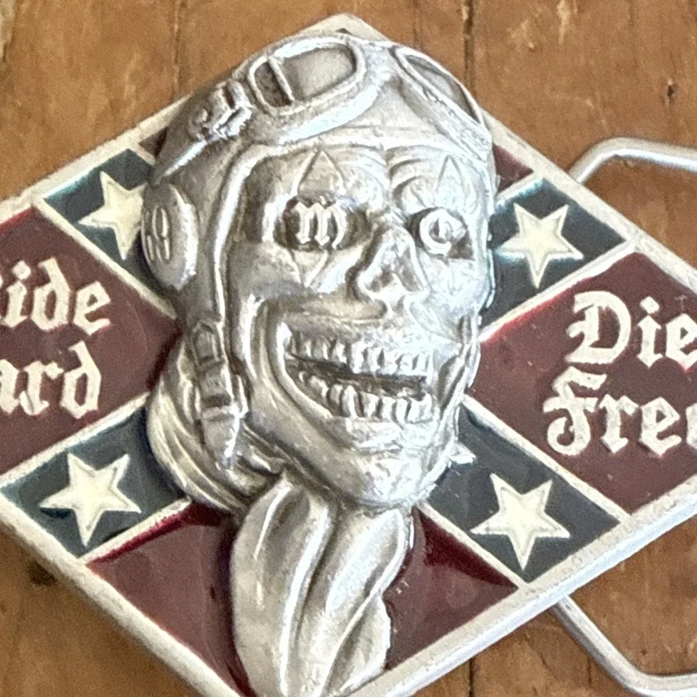 RIDE HARD DIE FREE‎ Great American Products BELT BUCKLE. 3096